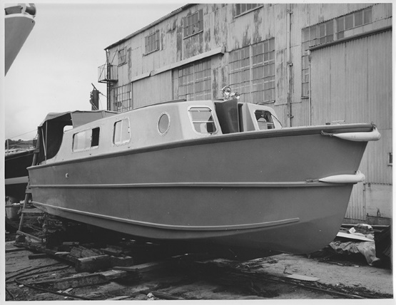 Boat being built