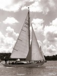 Sail training aboard MARTLET on the Solent. Image courtesy of 'Beken of Cowes